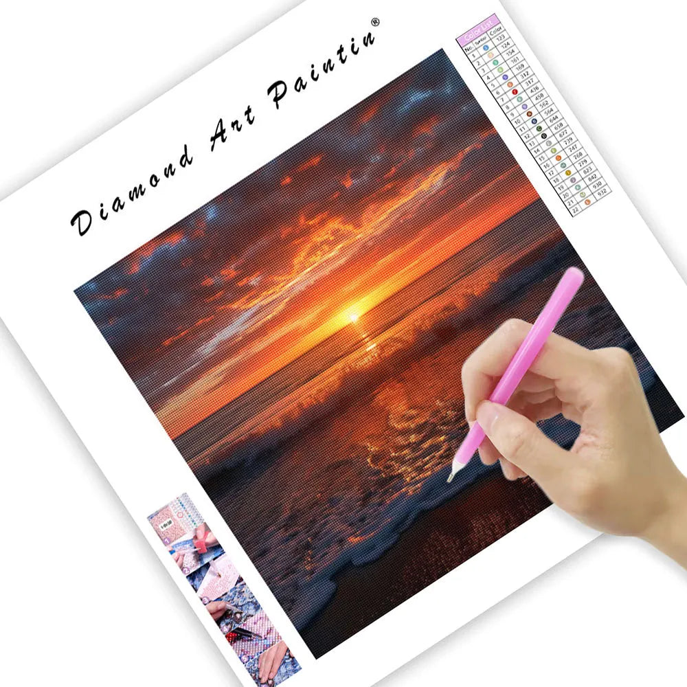 Golden Sunrise - Diamond Painting