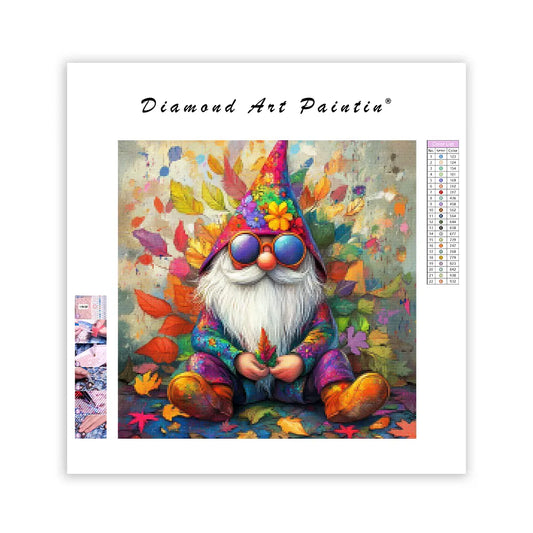 Psychedelic Gnome - Diamond Painting