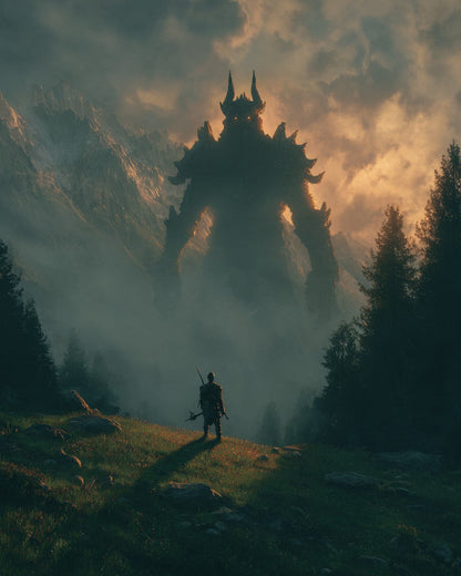 Giant’s Shadow Over the Land - Diamond Painting