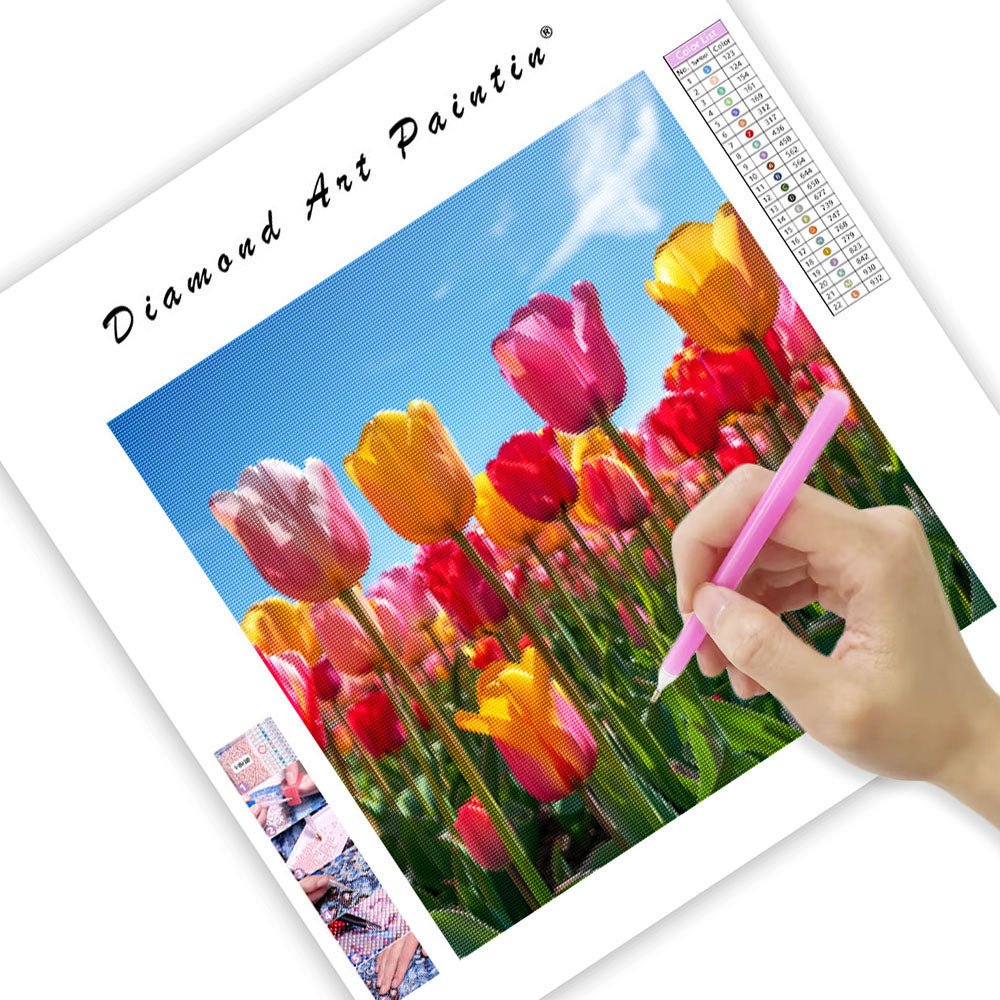 Tulip Parade - Diamond Painting