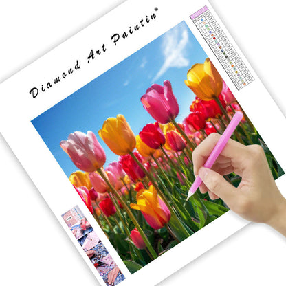 Tulip Parade - Diamond Painting