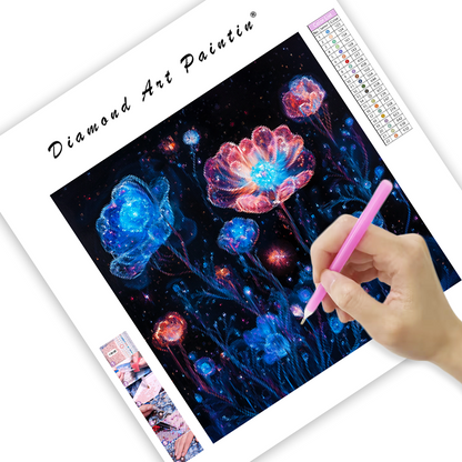 Cosmic Garden in Space - Diamond Painting