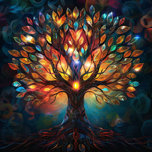 Tree of Life Glow - Diamond Painting