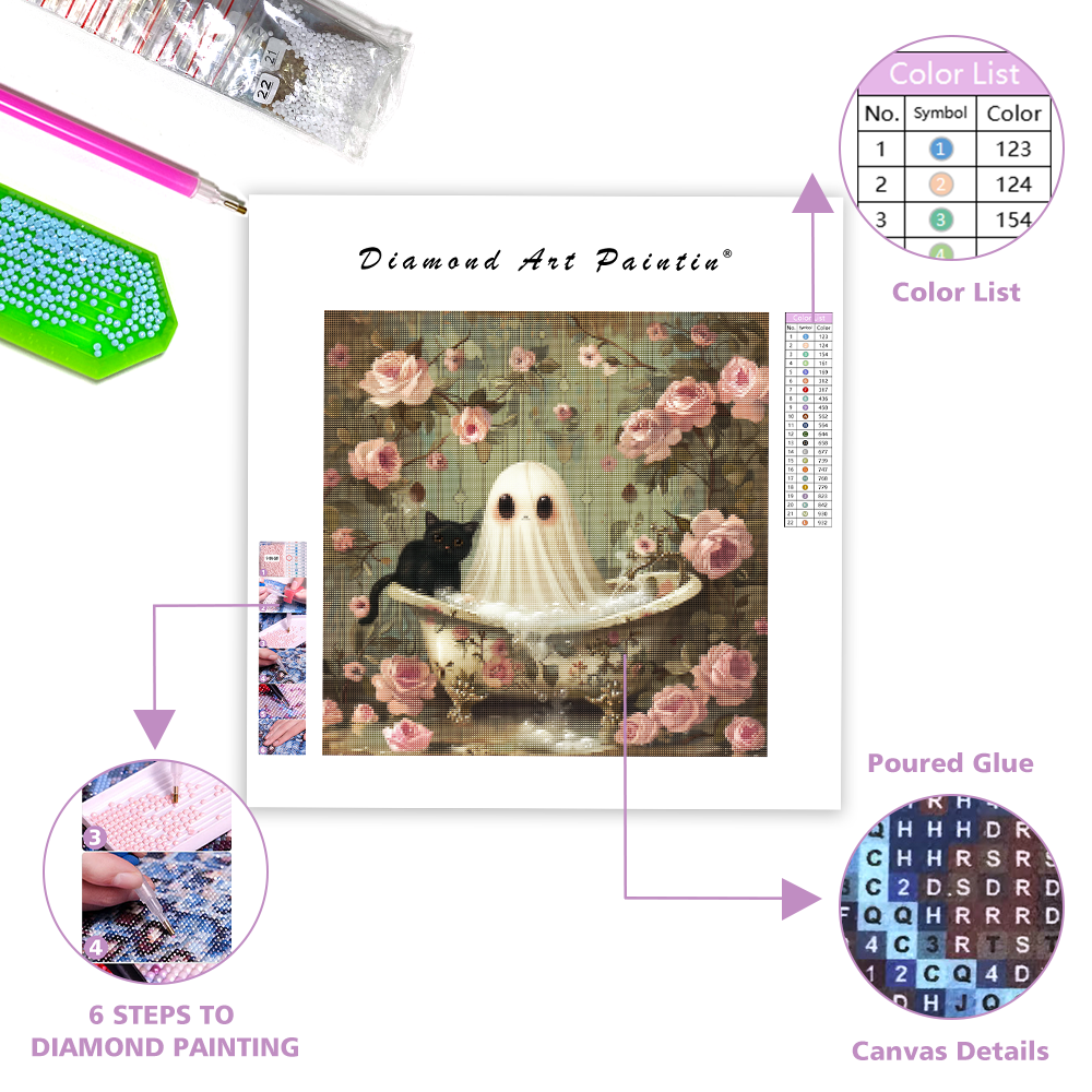 Ghost Bath - Diamond Painting