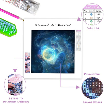 Moon Goddess - Diamond Painting