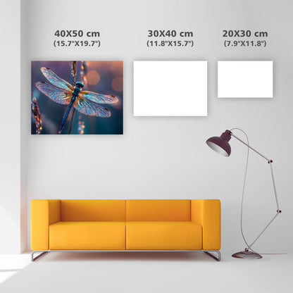 Dew-kissed Dragonfly - Diamond Painting