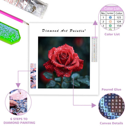 Velvet Rose - Diamond Painting