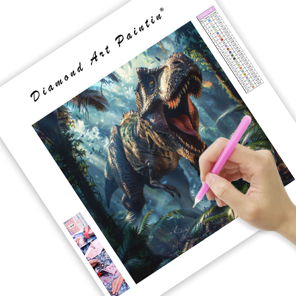 T-Rex Roar - Diamond Painting