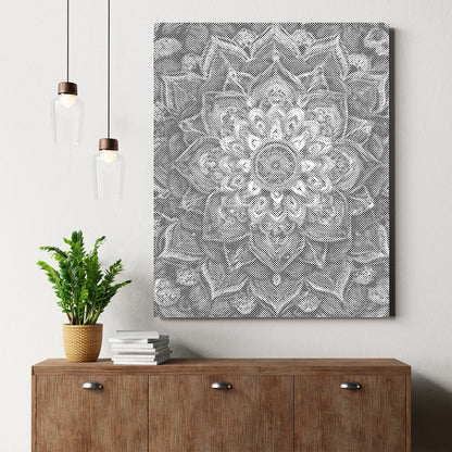 Rainbow Flower Mandala - Dot Painting