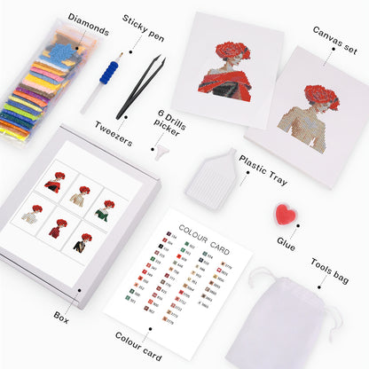 Mini-Scarlet Bob Chic