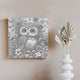 Soft and Cute Baby Owl - Dot Painting