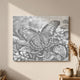 Blue Butterfly - Dot Painting
