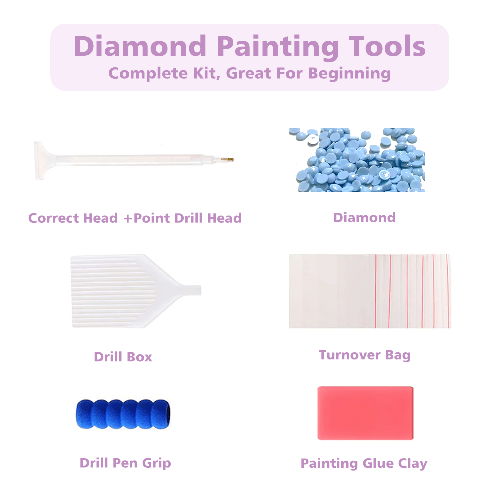 4th of July Fireworks Over Lake - Diamond Painting