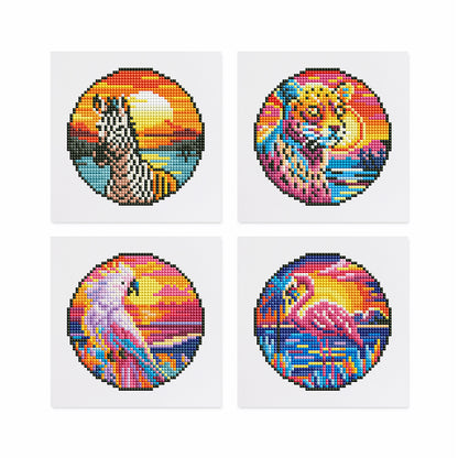 Mini-Neon Safari Sunset