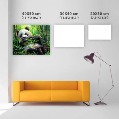 Lazy Panda - Diamond Painting