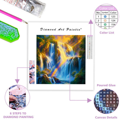 Cascading Falls - Diamond Painting