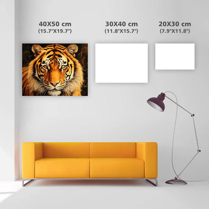 Fierce tiger - Diamond Painting