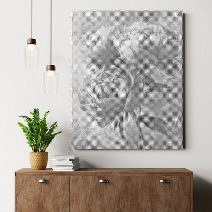 Pink Peony - Dot Painting