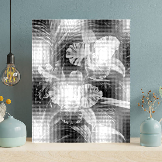 Pink Orchid - Dot Painting
