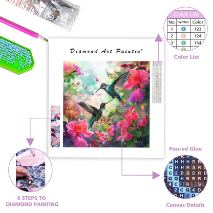 Dancing Nectar - Diamond Painting