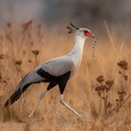 Secretary Bird Hunting - Diamond Painting