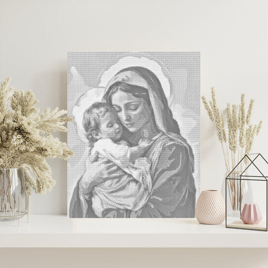 Holy Embrace - Dot Painting