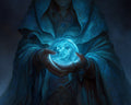 Sorceress with Glowing Orb - Diamond Painting