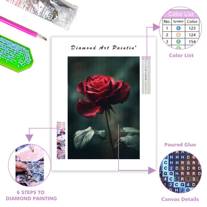 Rose - Diamond Painting