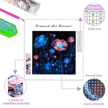 Cosmic Garden in Space - Diamond Painting