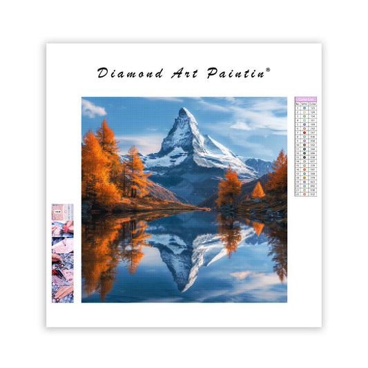 Matterhorn Reflection - Diamond Painting