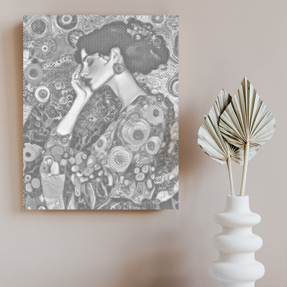 Vintage Woman - Dot Painting