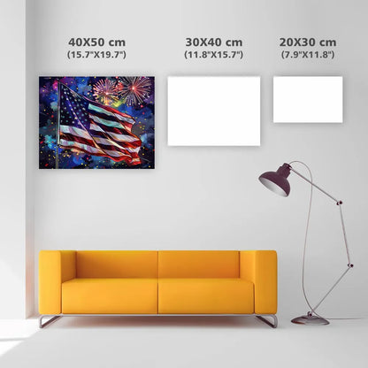 Stars and Stripes Celebration - Diamond Painting