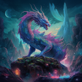 Crystal Dragon - Diamond Painting