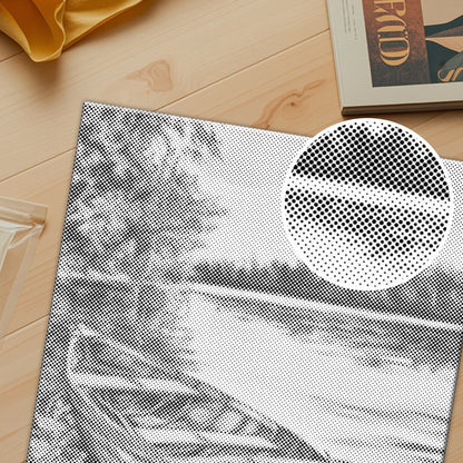 Boats in the Lake - Dot Painting