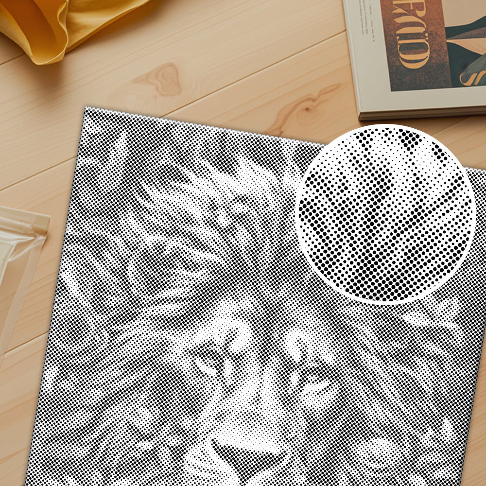 Foliage and Lion's Fury - Dot Painting
