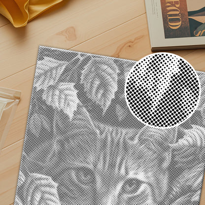 Leaves and Cat - Dot Painting