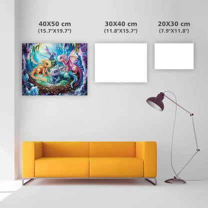 Cute Baby Dragons - Diamond Painting