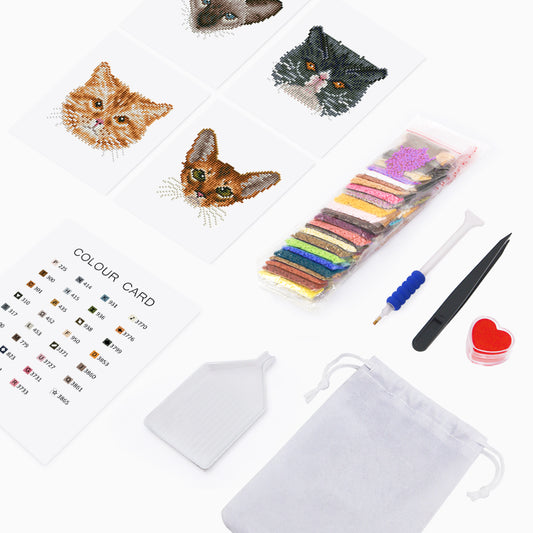 Mini-Cat Faces Collection