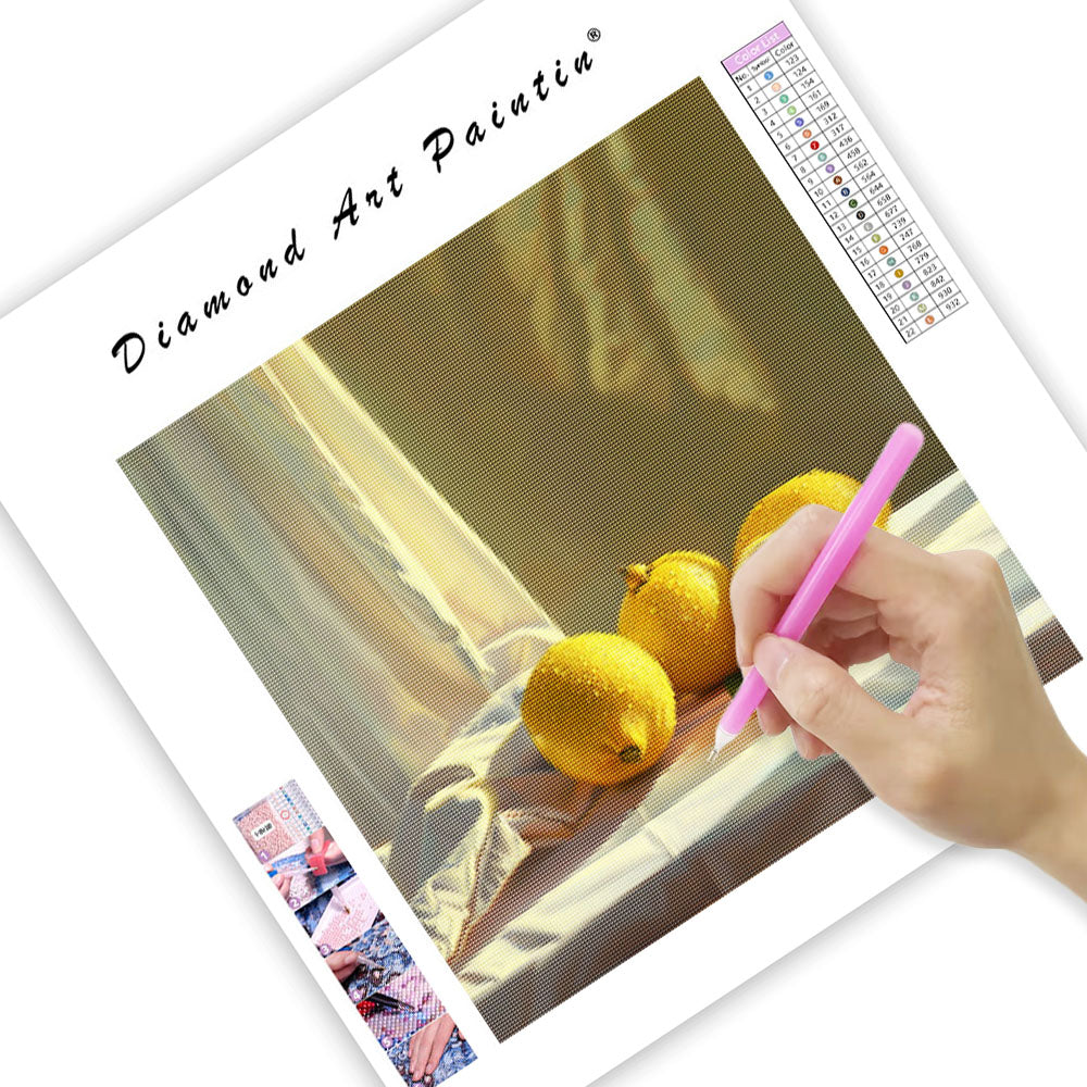 Lemon Kitchen Still Life - Diamond Painting