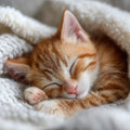 Orange Tabby Sweet Dream - Diamond Painting