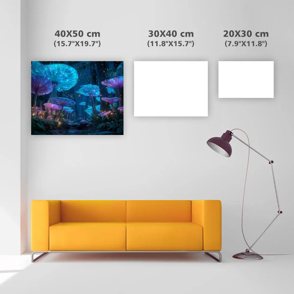 Bioluminescent Forest - Diamond Painting