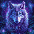 Crystal Wolf Spirit - Diamond Painting