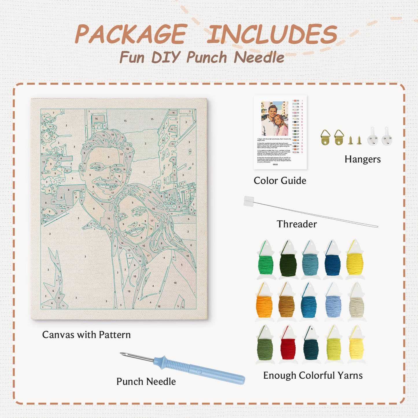 Custom Photo - Punch Needle