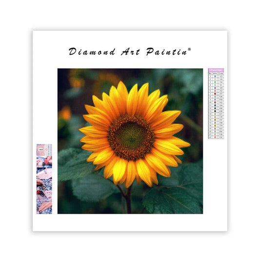 Vibrant Sunflower - Diamond Painting