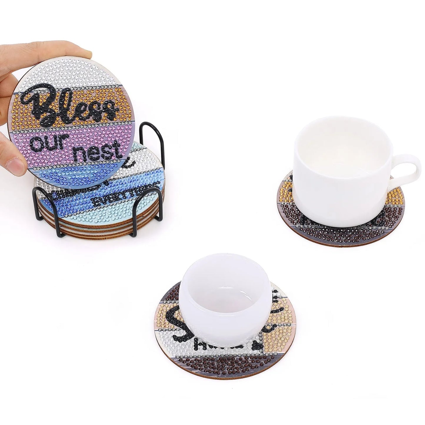DIY Greetings - Diamond Coasters