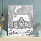 The Christmas House - Dot Painting