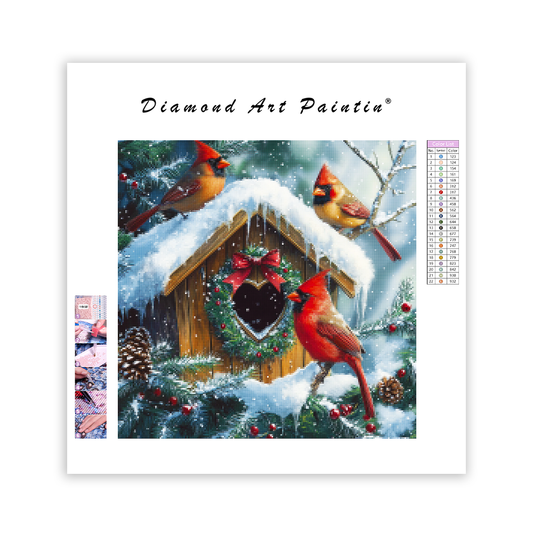 Charming Winter Scene - Diamond Painting