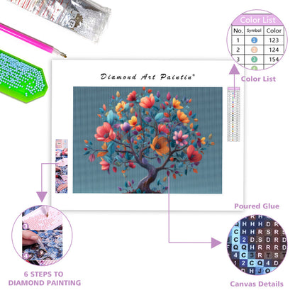 Magic Bloom Tree - Diamond Painting
