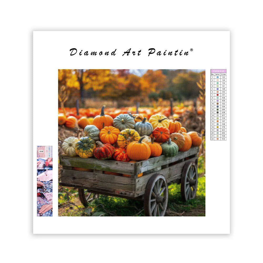 Pumpkin Harvest - Diamond Painting