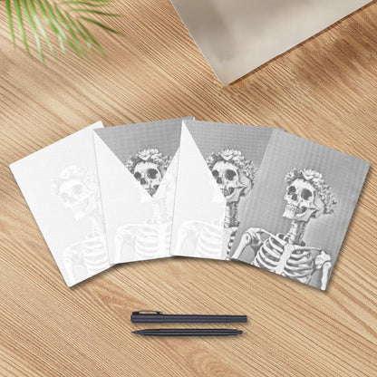 Smiling Skull - Dot Painting